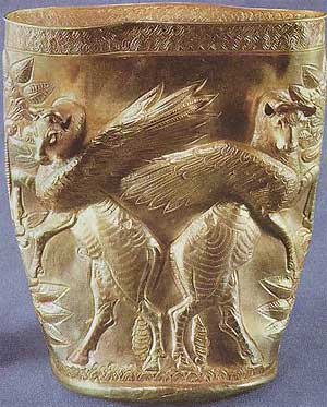 مارلبک  - ظروف طلا، از هزاره اول پیش از میلاد  